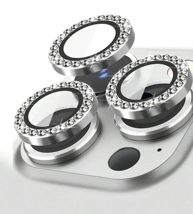 Protector de Cámara Anillos con Strass